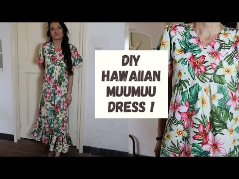 DIY MuuMuu Hawaiian dress! FREE PATTERN.