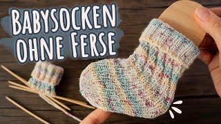 Easy Tube Socks Knitting Pattern - Baby Socks for Beginners