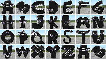 Alphabet Lore But Everyone Is EVIL LETTER F Versions (Full Version A-Z) in Garry