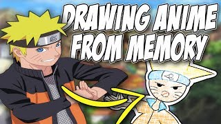 Drawing anime characters from memory ...