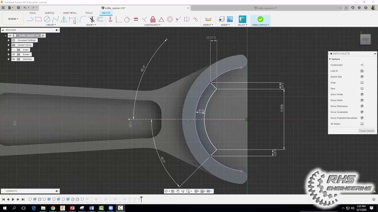 Designing a Bottle Opener with Fusion 360 YouTube