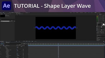 After Effects Tutorial - Shape Layer Wave