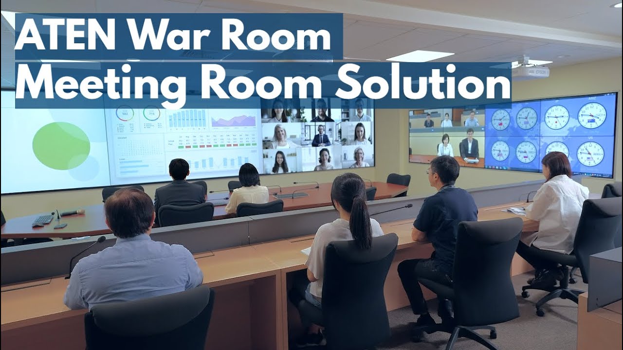 ATEN War Room - Meeting Room Solution - YouTube