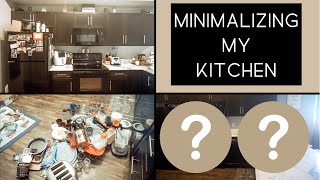 ✨How to Minimalizie My Kitchen✨| Cut the Clutter Series PT.4