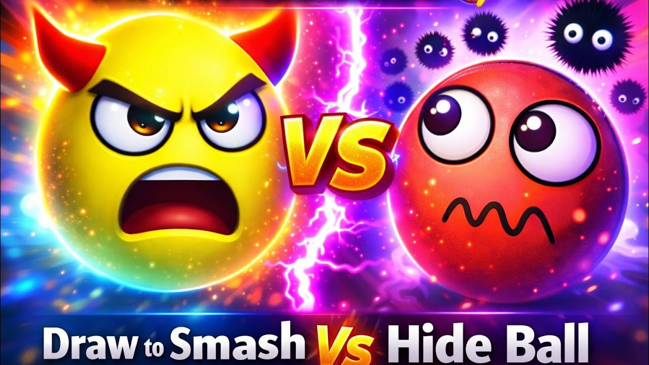 Draw to Smach 🆚 Hide Ball“ | Impossible Level 😱”“Hide Ball Challenge | Draw to Smash Tips & Tricks”