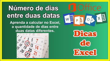 Dicas de Excel - Número de dias entre duas datas