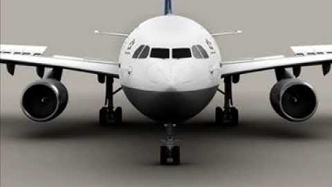 3D Model of Airbus A300 Lufthansa Review