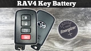 2013 - 2018 Toyota RAV4 Key Fob Battery Replacement - How To Change Or Replace Remote Batteries