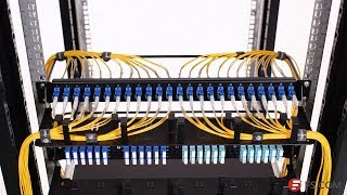 1U Rack Mount Fiber Optic Patch Panel Cabling Solution | FS