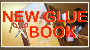 ✂New GLUE BOOK Altered Book junk Journal/ Let