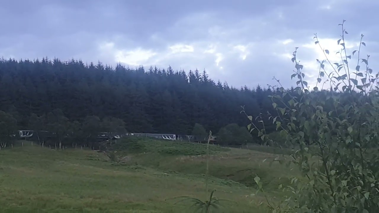 Caledonian sleeper near Upper Tyndrum