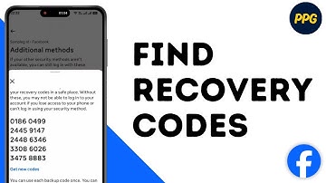 How To Find Facebook Recovery Codes ?