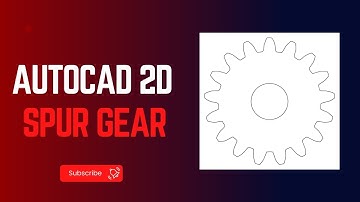 AutoCAD 2D: Involute Profile of Spur Gear | TechTutorials