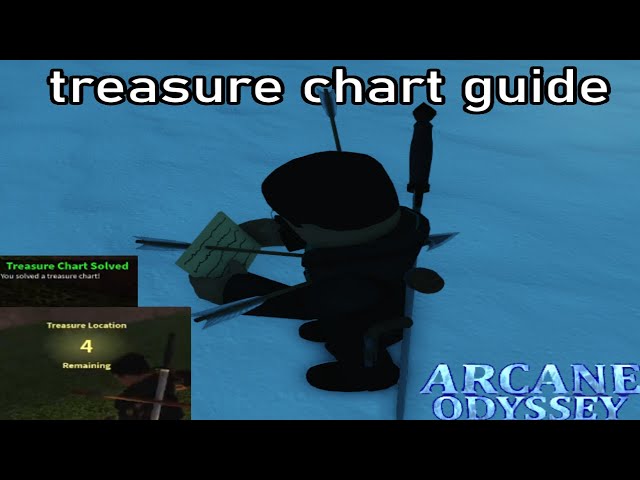 vetex on X: Added treasure charts to Arcane Odyssey that randomly generate  buried treasure and instructions to them, really happy with how this turned  out #Roblox #RobloxDev  / X