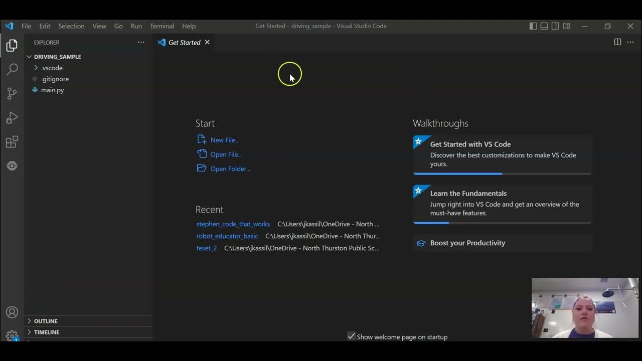 ROBOTICS: Getting Started with Python in VSC - YouTube