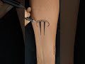 How to make s latter unique design with pen  shorts tattoo
