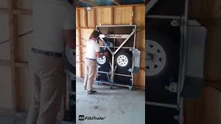 trailer folding foldable storage spacesaving foldtrailer FT752 NATM tilhenger sammenleggbar utility Net Worth