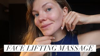 FACE LIFTING MASSAGE | Jowls & Lower Face
