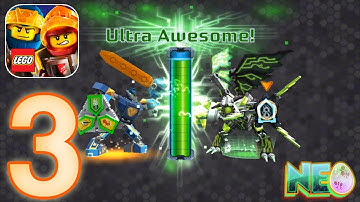 LEGO NEXO KNIGHTS: MERLOK 2.0 Gameplay Walkthrough Part 3 - Level 2.2 - 2.5 (iOS, Android)