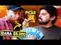 Quién come MÁS COSTILLAS PICANTES GANA $5000 🔥 @Peluche Torres | Reto de Comida Picante