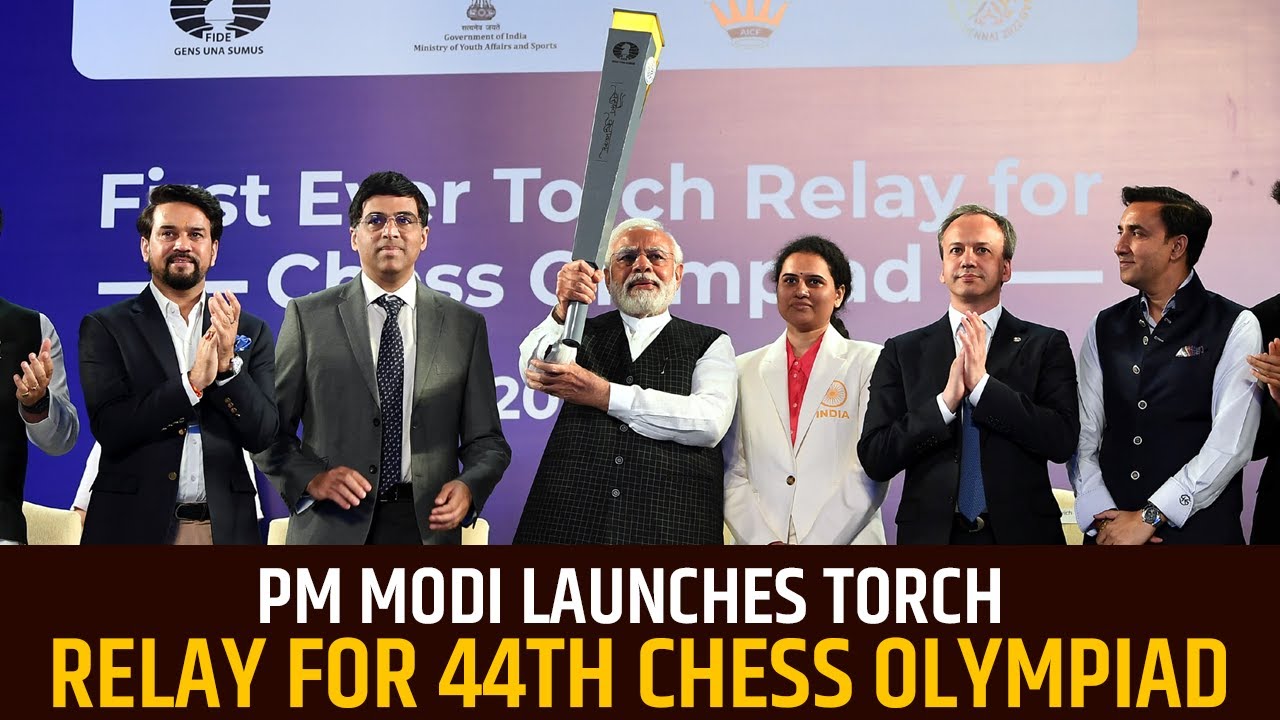 The Prime Minister Narendra Modi launched the historic torch relay