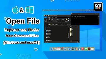 Open File Explorer and Finder from Command Line (Windows and macOS)