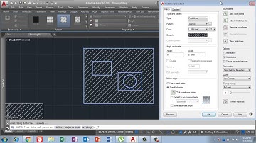 How to apply Hatch command in Auto cad 2017 in Urdu/Hindi