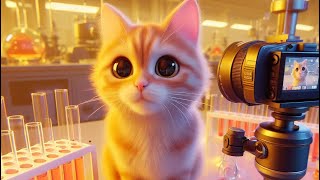 enchanted animals The story of A cat Goes on Exile..😭 #catslover #catvideos #animatedstory #cartoon