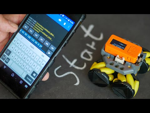 M5Stack RoverC: Mecanum Wheel Robot with Bluetooth