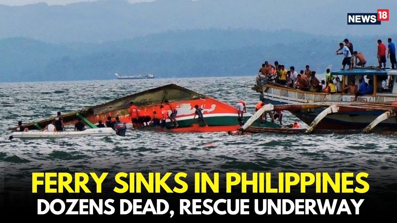 Philippines Ferry Sinks LIVE | Dozens Dead | Rescue Operations Underway