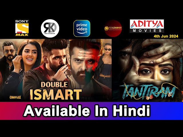 3 New South Movies Now Available In Hindi | Double iSmart Movie Hindi Dubbed | 4th June 2024 class=