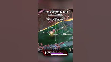 THE CHARGE RIFLE IS INSANE  #apex #apexlegends #apexlegendsclips #apexclips