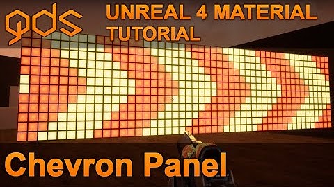 Unreal Engine 4 - Animated Chevron Panel Material Tutorial