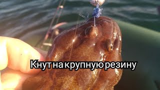 Силикон на Черном море.Ловля бычка