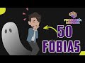 Las 50 FOBIAS más COMUNES del MUNDO