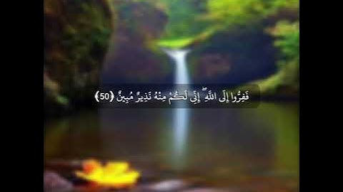 تلاوة هادئة من سورة الذاريات (وَالسَّمَاءَ بَنَيْنَاهَا........) القارئ عبدالرحمن الحمادي