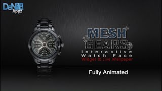 Mesh Gears HD Watch Face, Widget & Live Wallpaper screenshot 1