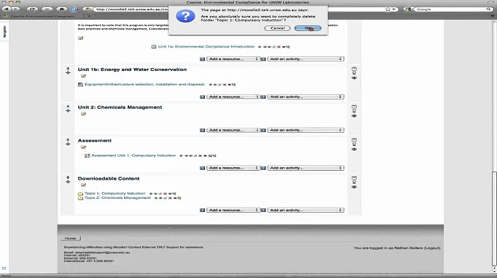Moodle 2 - Adding Folders