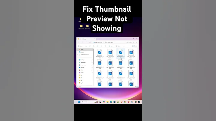 Fix Thumbnail Preview Not Showing in Windows 11 - 2025