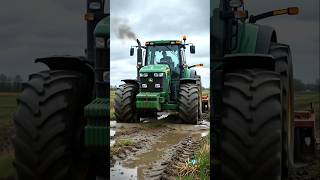 Tractor Stuck in Deep Mud | Beautiful Nature Adventure🌿#farming #automobile #lifeisbutadream #farm