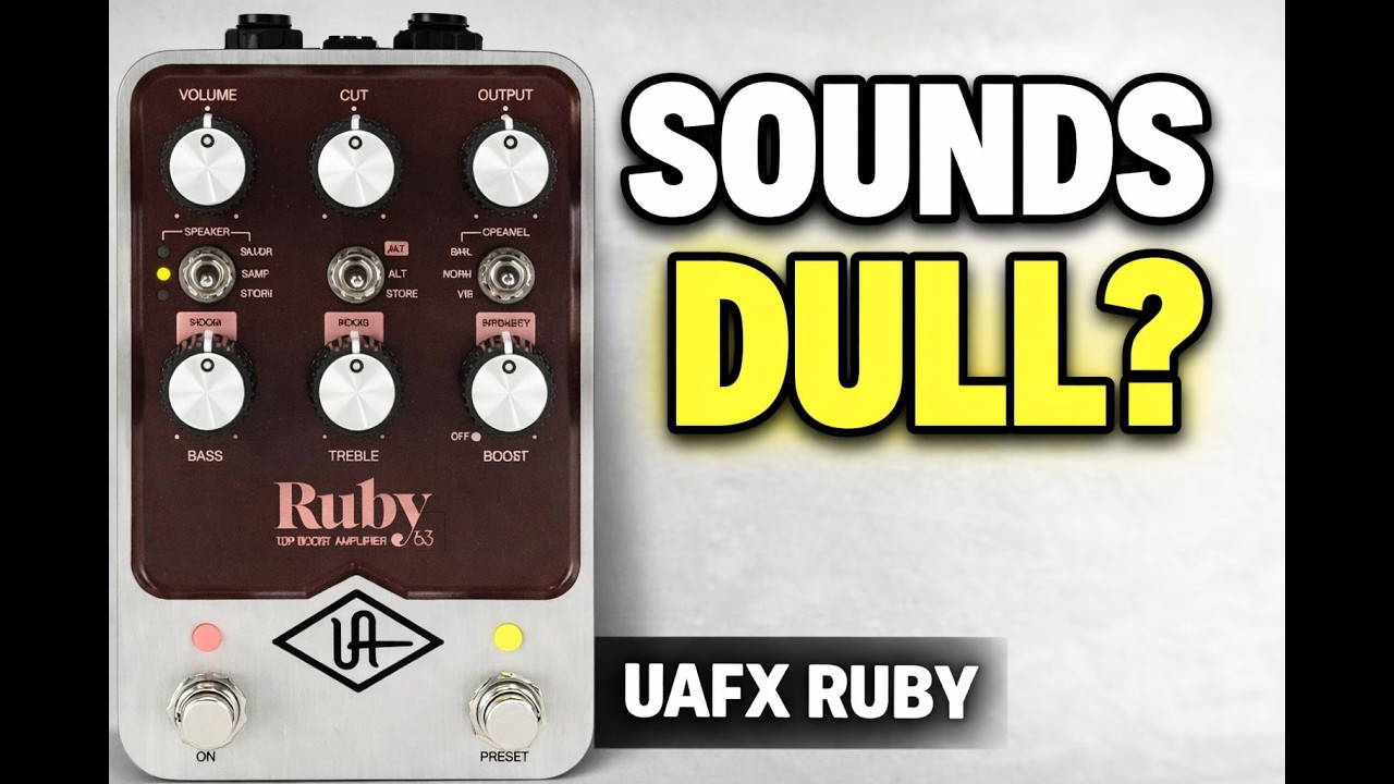 UAFX Ruby + Fender FR-12… Why Am I Not Loving It? - YouTube