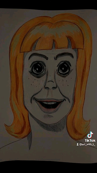 Uncanny valley drawing😱😱