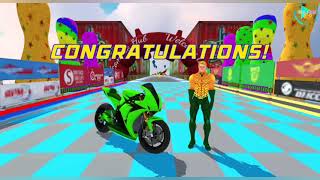 New Superhero Tricky bike stunt #megarampcar #shorts #gaming #games tqw rw screenshot 1