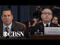 Lt. Col. Vindman responds to Nunes addressing him as "Mr. Vindman" in exchange about whistleblower