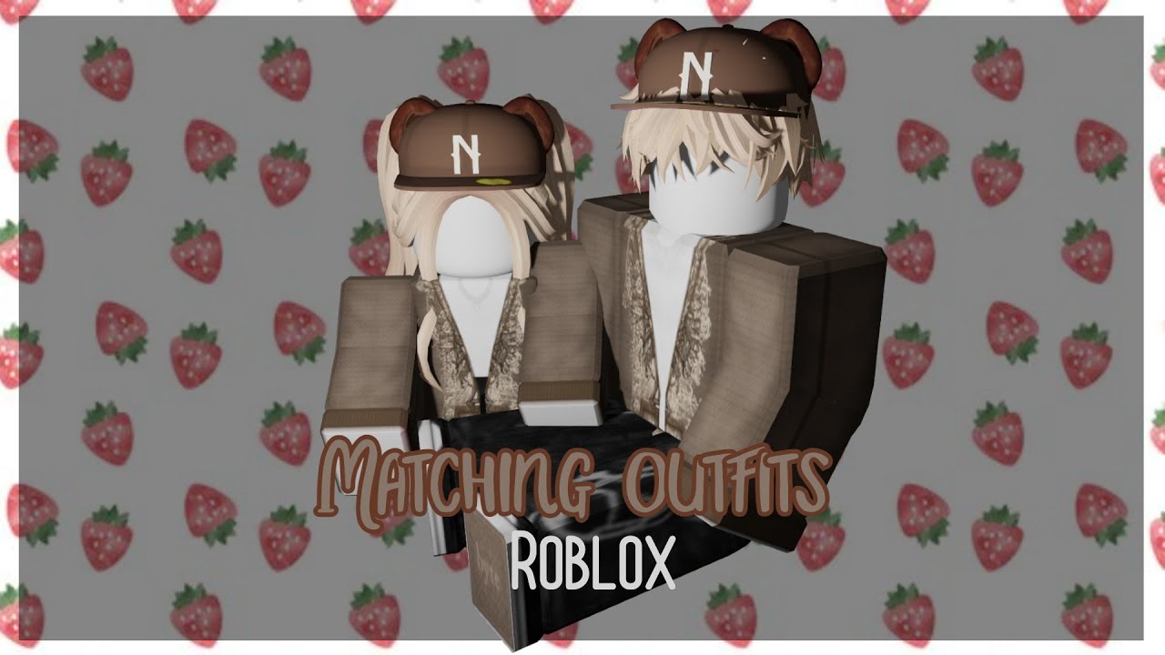 5 Cute Matching Outfits Pt 3 Roblox Youtube - cute matching outfits in roblox