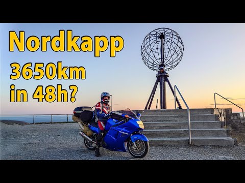 MUNICH to NORDKAPP 3650km 48h CHALLENGE - MotoVlog