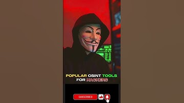 popular OSINT tools for hackers #hacker #hackingtools #cybersecurity #socanalyst #hackingcourse #yt