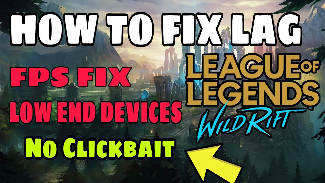 How To Fix Lag In LOL Wild Rift On Low End Devices - FPS Fix 2020 - YouTube