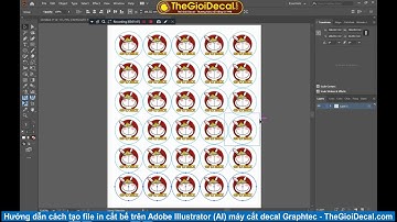 Hướng dẫn cách làm file in cắt bế trên Adobe Illustrator (AI) cho máy cắt decal Graphtec