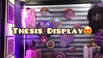 Textile department thesis display🫶| Outclass work😍 | University Of Gujrat🫡